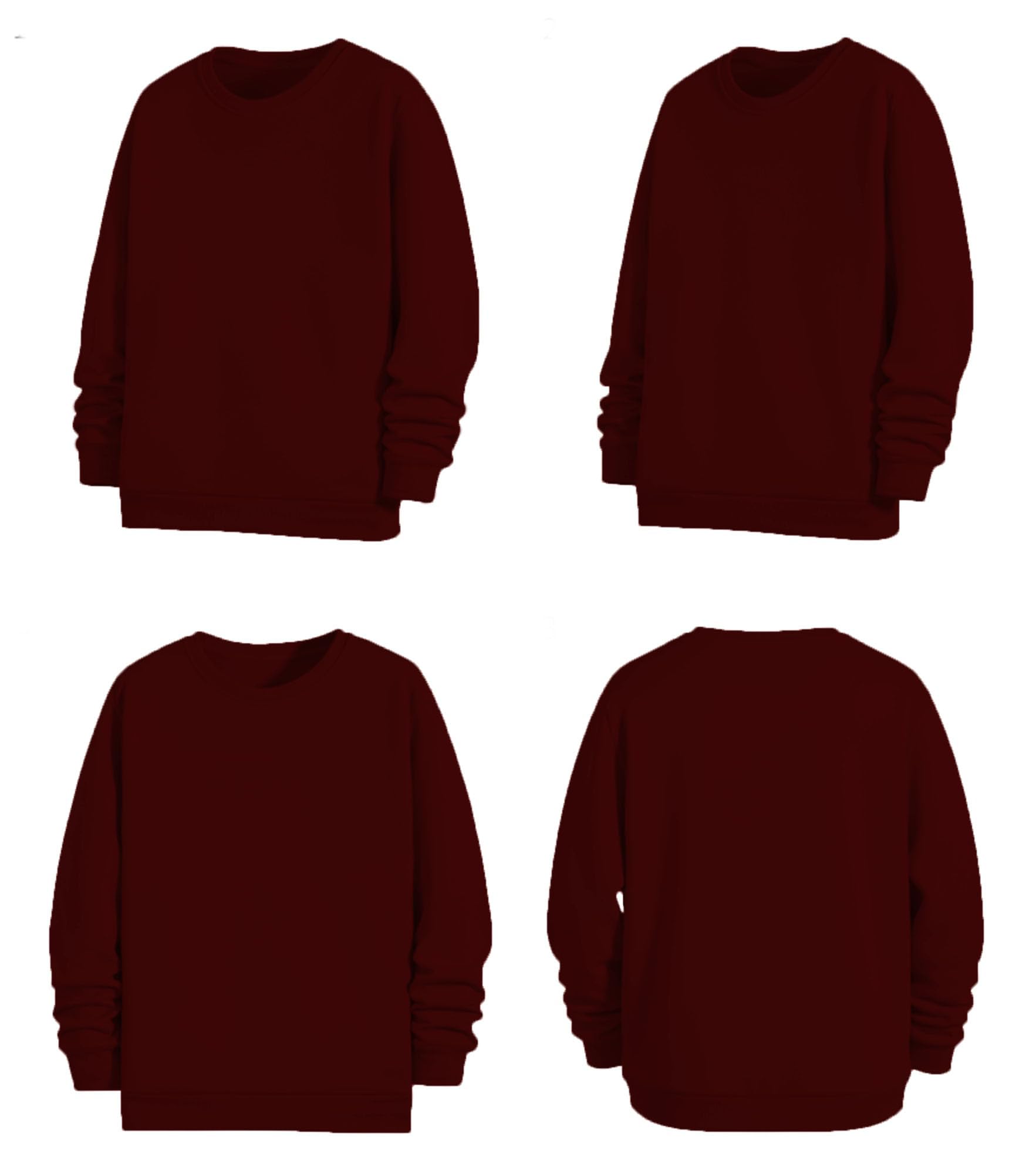SoHot Girl’s Fleece Stretchable Full Sleeves Sweatshirt Regular Fit Round Neck Casual Winterwear for Kids and Girls BZ_SHG24 7800 30 MRN 4