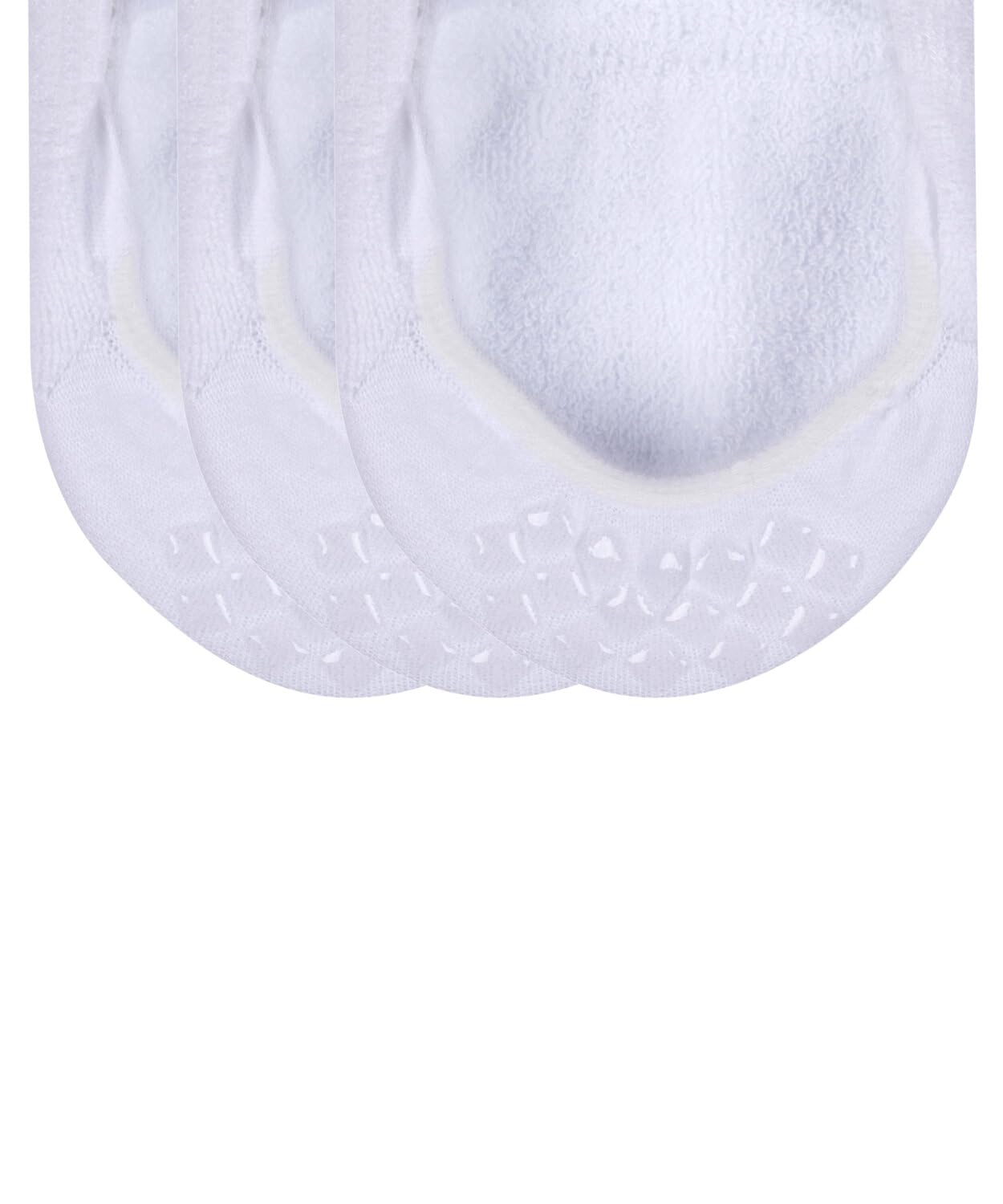 FALKE Uniseks Stopki Cool Kick Invisible Multipack U In Oddychający I Szybkoschnący niewidoczne jednokolorowe 3 Pak, Biały White 2000, 44-45