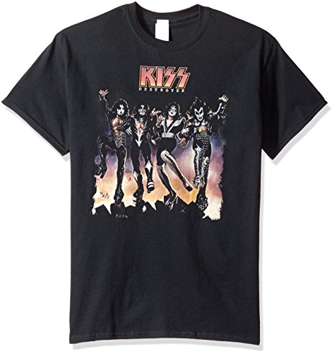 Trevco Men's Kiss Classic Rock N Roll T-Shirt