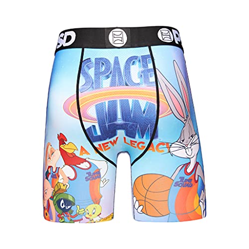 PSD Men's Sj2 Tune Galaxy Boxer Briefs, Blue, XL4
