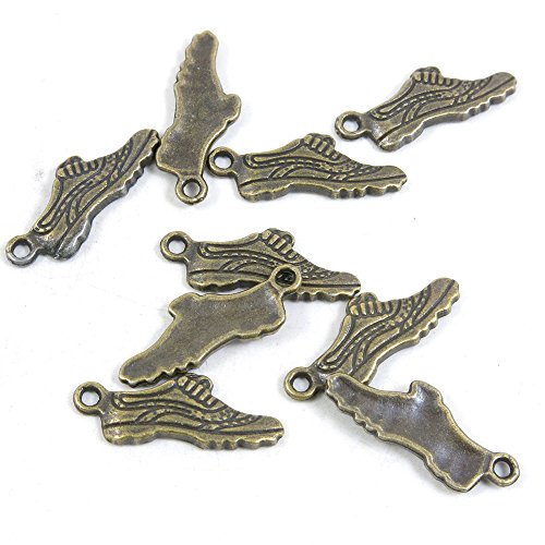 10 Pieces Jewelry Making Findings Antique Bronze Charms Craft Lots