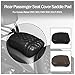 Housse de siège de Passager arrière de Moto Capot Garde-Boue carénage Section de Queue Coussin en Cuir Souple pour Honda Rebel CMX 300 500 CMX300 CMX500 2017 2018 2019 2020 2021 (Arrière-Noir)