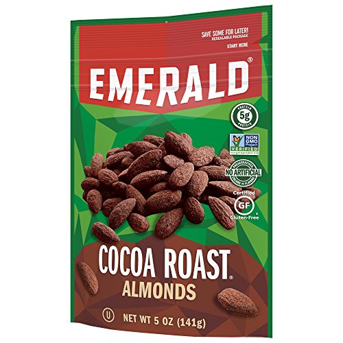 Emerald Nuts, Cocoa Roast Almonds, 5 Oz Resealable Bag #TOP5