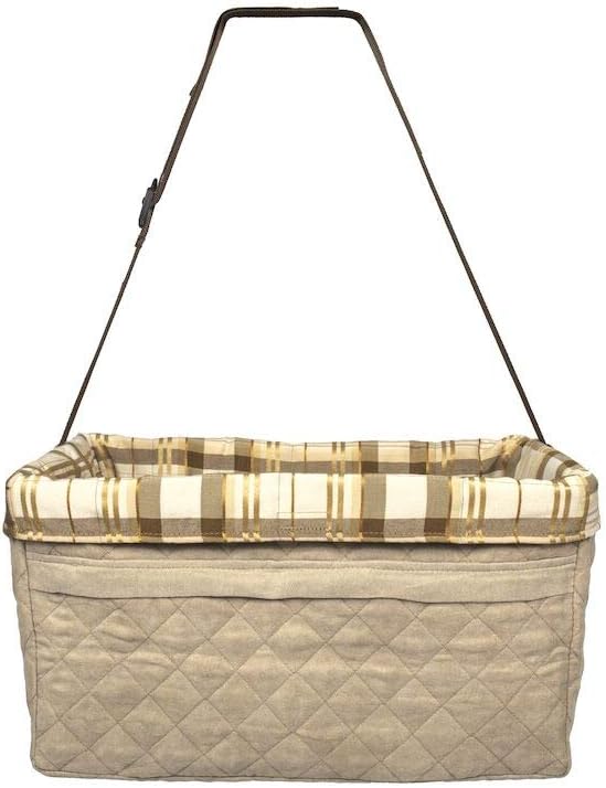 PetSafe Happy Ride Dog Booster Seat for Car/Truck/SUV, Tan, up to 18 lb with Headrest Strap : Automotive Pet Harnesses : Pet Supplies