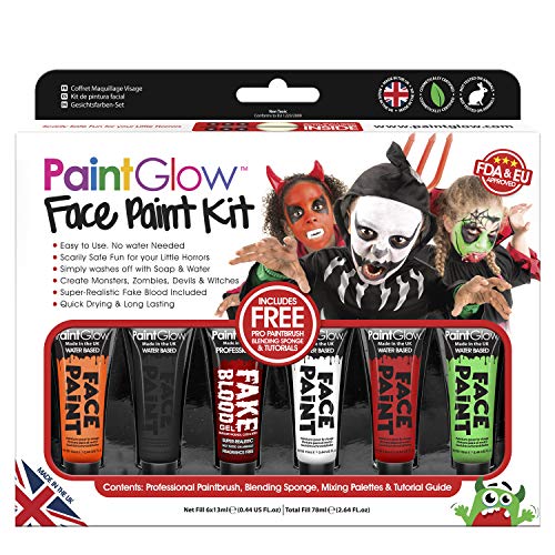 Preisvergleich Produktbild Halloween Gesicht Malen Box Set - PaintGlow