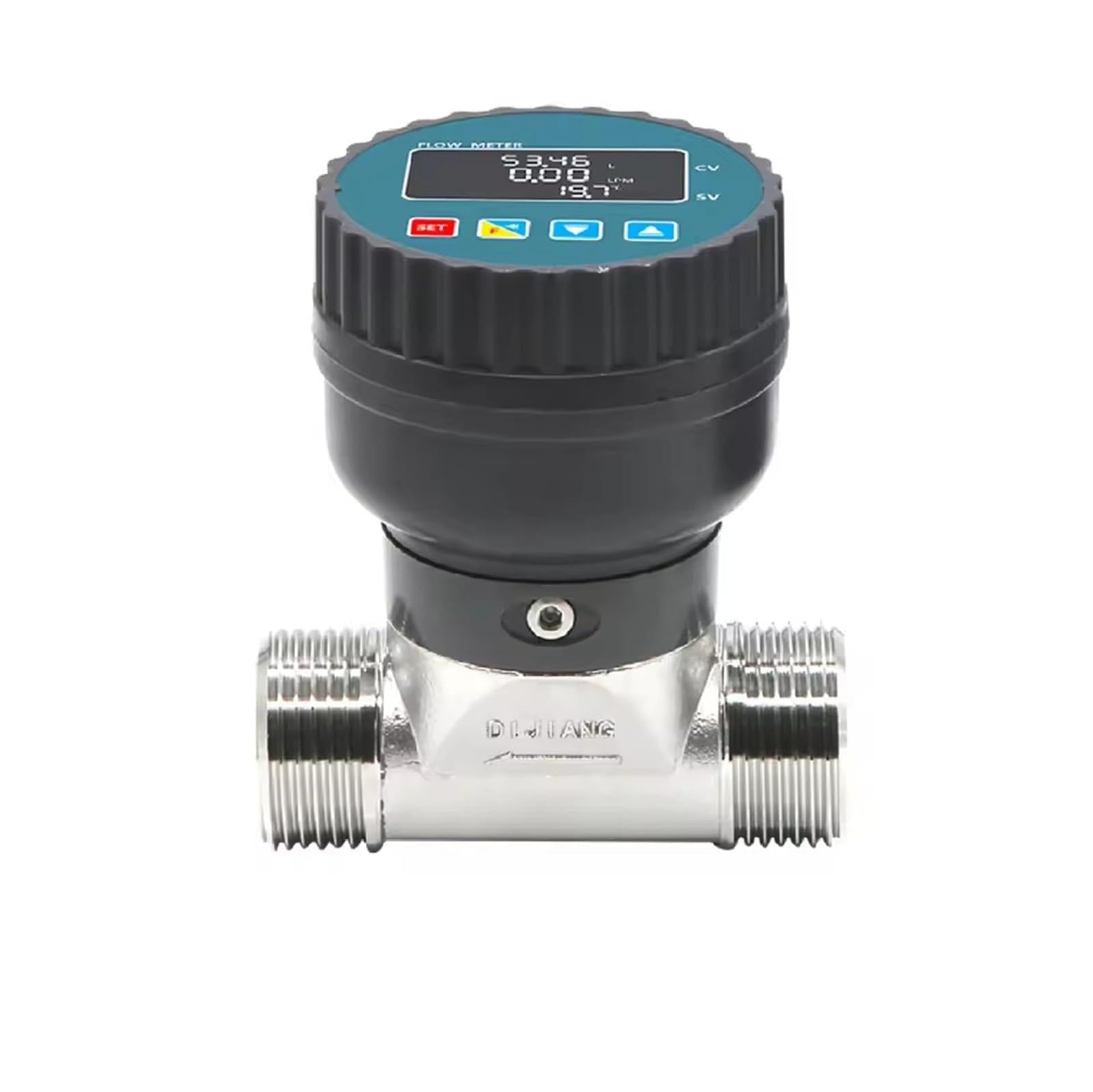 Caudalímetro Digital De Acero Inoxidable Sensor Transmisión RS485