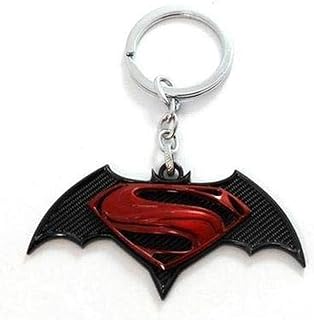 ميدالية للمفاتيح شكل باتمان ضد سوبرمان معدن، للجنسين، جينيرك AH175