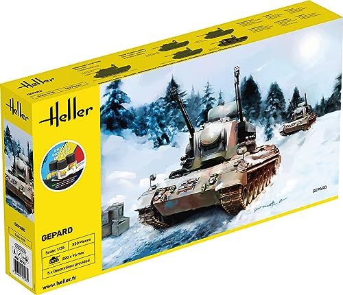Kit de démarrage char Gepard działo przeciwlotnicze cadeau modélisme idéal