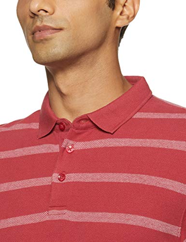Image of Levi's Men's Cotton Regular Fit Stripes Polo T-Shirt
