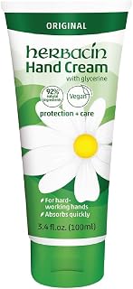Herbacin Kamille Hand Cream Pack of 3 - Triple Action Chamomile Moisturizer for Dry Chapped Hands, 3.4oz Each
