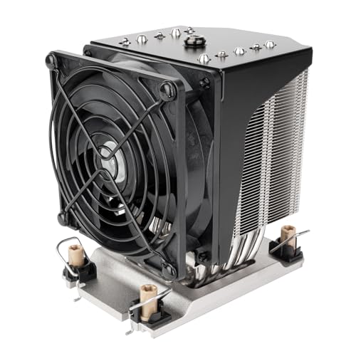 Image of Silverstone Technology XE04-4189 Black Fan Shroud 4U Server /Workstation CPU Cooler for LGA 4189, SST-XE04-4189B