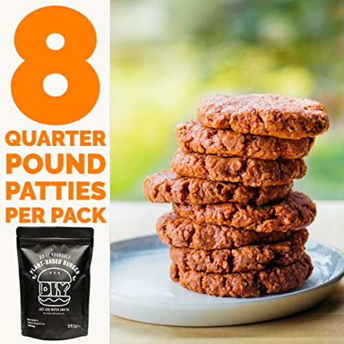 Diy Plant Burger By Kappa Foods, Keto Friendly, Trans Fat-Free, Cholesterol-Free, Vegan Plant-Based Meat Blend, Makes 2 Lbs Of Plant-Based Meat In 5 Minutes (270 G) #TOP3