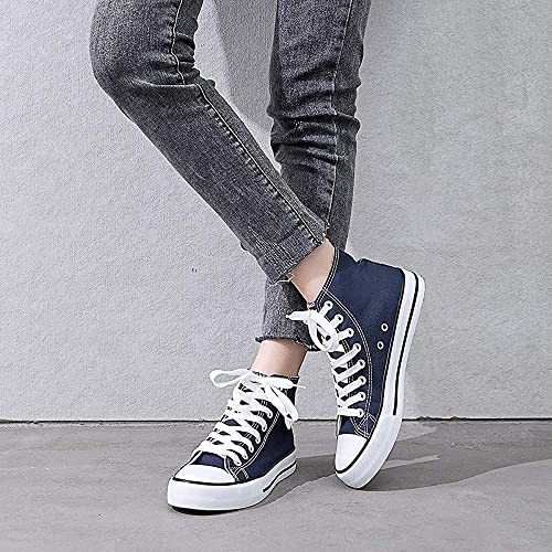 Image of Long High Top Canvas Men Sneakers
