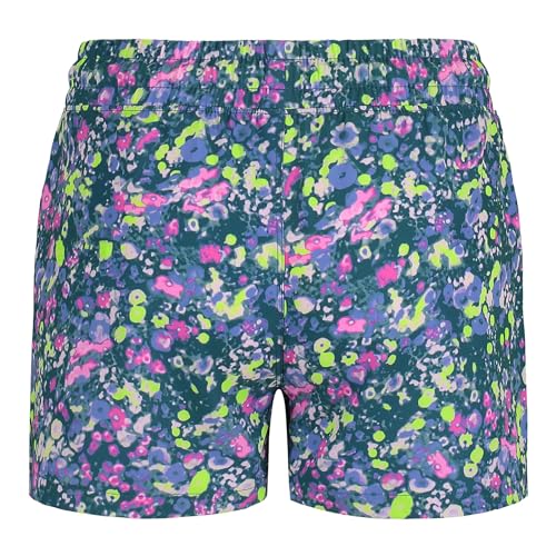 Under Armour Kids Base Micro Meadow Shorts for Big Kids - Flat Waistband with Drawstring Closure, and Colorful Pattern2