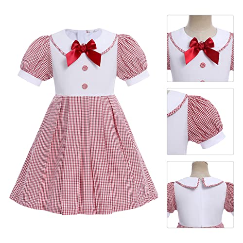 Toddler Baby Girl Long Sleeve Tulle Dress Fall Winter Christmas Clothes Casual Playwear Rainbow Deer Snow Printed Dress3