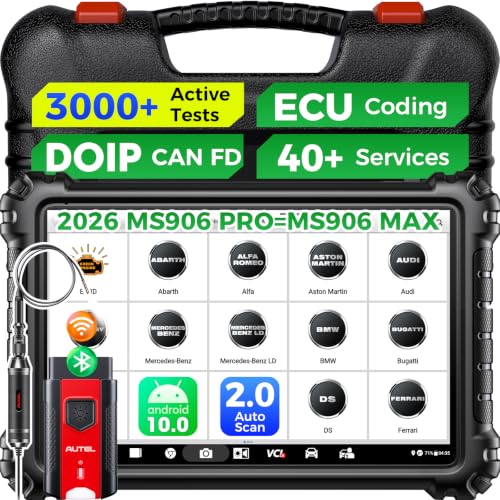 Image of Autel Scanner MaxiSYS MS906 PRO w /MV108S, ECU C0ding Scan Tool as MS906 MAX