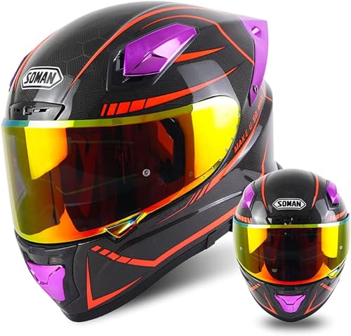 Casque de moto modulable avec Bluetooth et double visière solaire intégrée