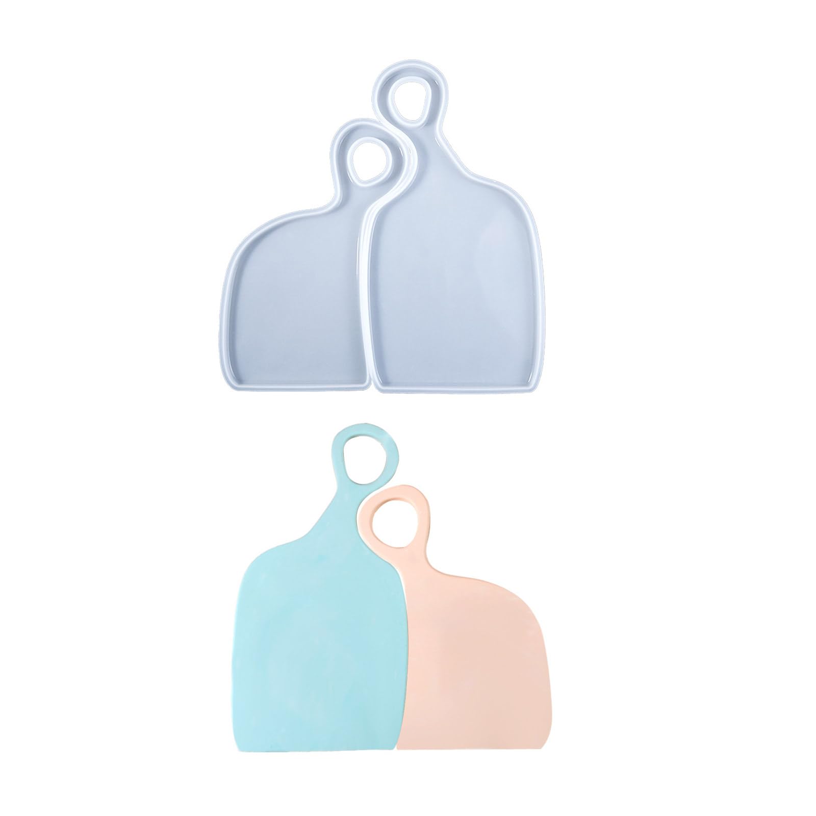 Dessous de verre en silicone souple pour décoration de table romantique