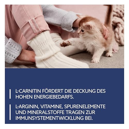 GimCat Kitten Goat Milk - Ziegenmilchpulver als Alleinfutter für Katzenbabys bis zum 2. Monat - 1 Beutel (1 x 200 g)