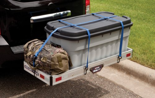 Tricam ACC-1F Hitch Mounted Aluminum Cargo Carrier, 500-Pound Capacity, 50-Inch by 20-Inch Platform - Thumbnail 3