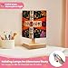 Bedside Desk Lamps, Minimalist Floral Cross Mexican Hand Ofrenda Dead Day Sugar Skull Spanish Style Nightstand lamps, Small Table Lamp for Nursery Girls Kids Bedroom Classroom Living Room Dorm Decor