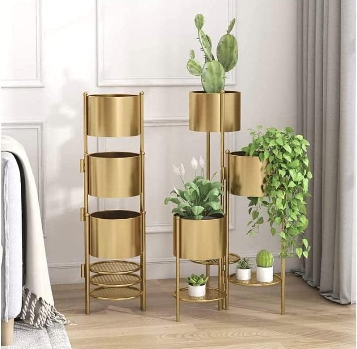 See full amazon price history chart for AMASS HANDICRAFTS Metal Plant Stand, 6 Tier Indoor Outdoor Flower Pot Stand Holder Shelves, Foldable Decorative Display Rack for Potted Plant for Patio Garden, Living Room, Standard (Gold) AMASS HANDICRAFTS Metal Plant Stand, 6 Tier Indoor Outdoor Flower Pot Stand Holder Shelves, Foldable Decorative Display Rack for Potted Plant for Patio Garden, Living Room, Standard (Gold) (B0CW3CMJSB) Amazon Price History, Amazon Price Tracker