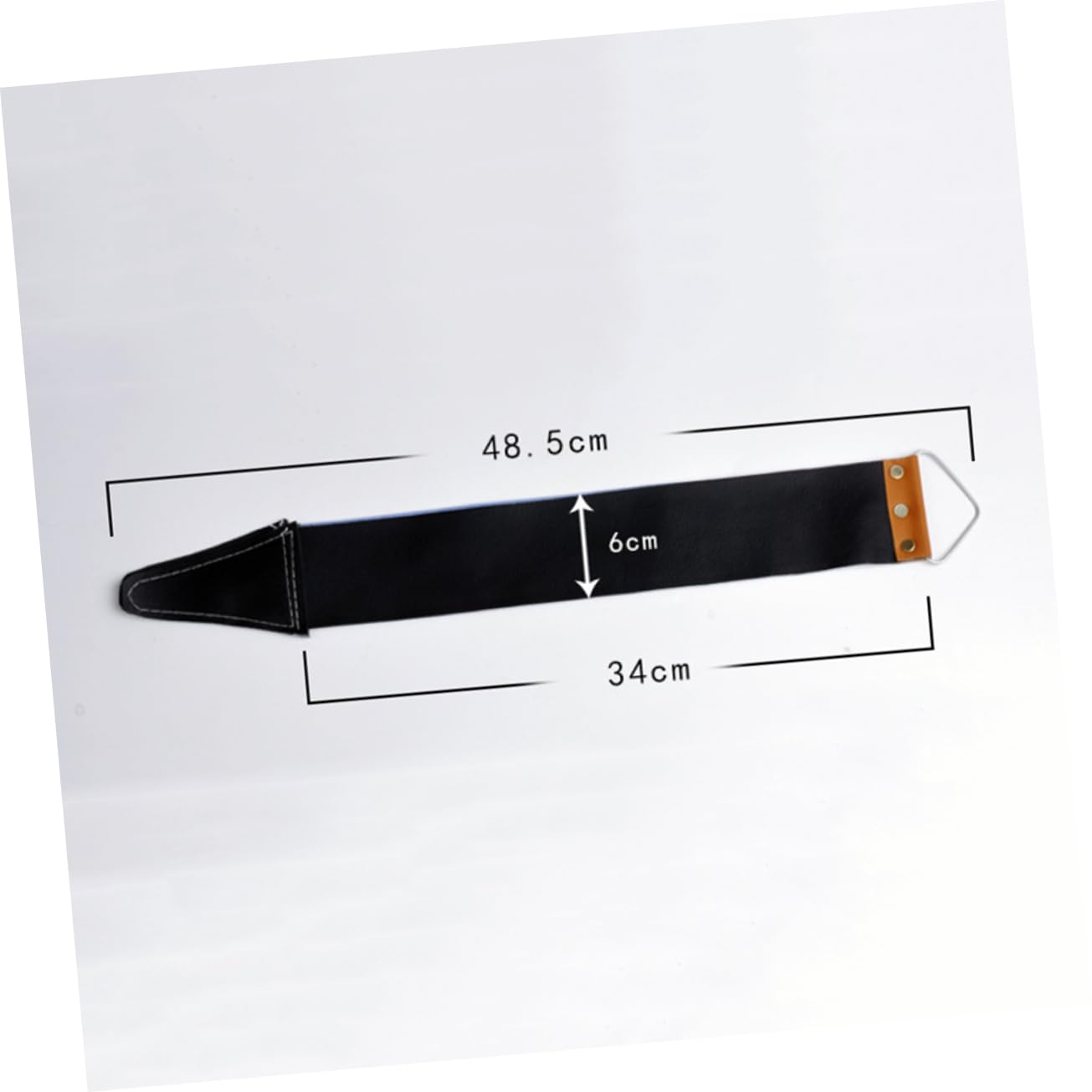 Didiseaon Thicken Razors Canvas Leather Sharpening Cloth Easy to Install Ring for Razor Blade Sharpening Random