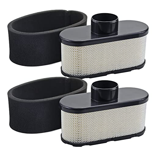 LOCOPOW FR691V Air Filter Part 11013-0752 For Kawasaki Air Filter Upgrade Kit FR651V FR730V FS481V FS541V Replace 11013-0726 11013-7046 Pre Cleaner FS600V FS651V FS691V FS730V Lawn mower 2 Pack