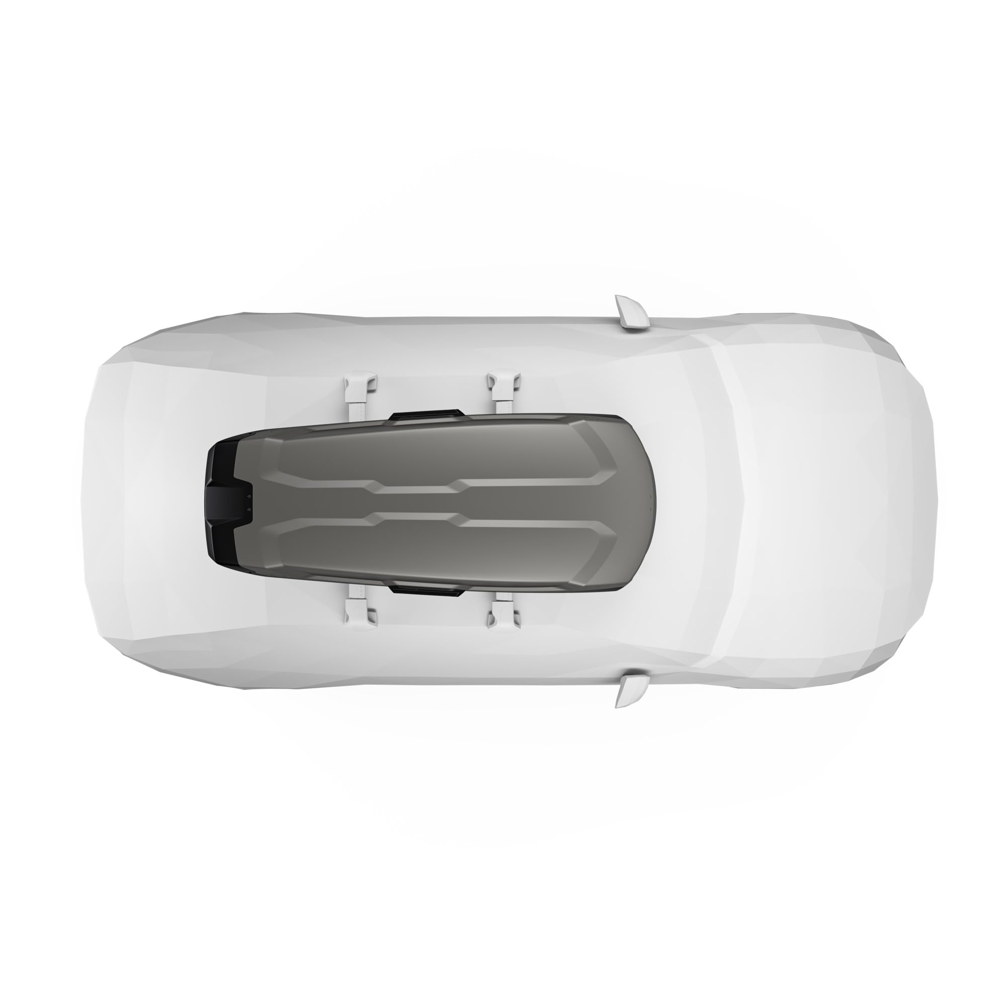 Thule Unisex's Vector Box dachowy, tytanowy, matowy, średni