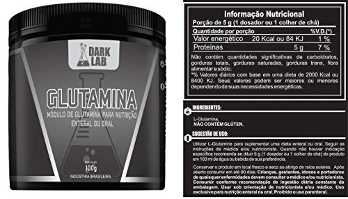 Glutamina 100g Dark Lab