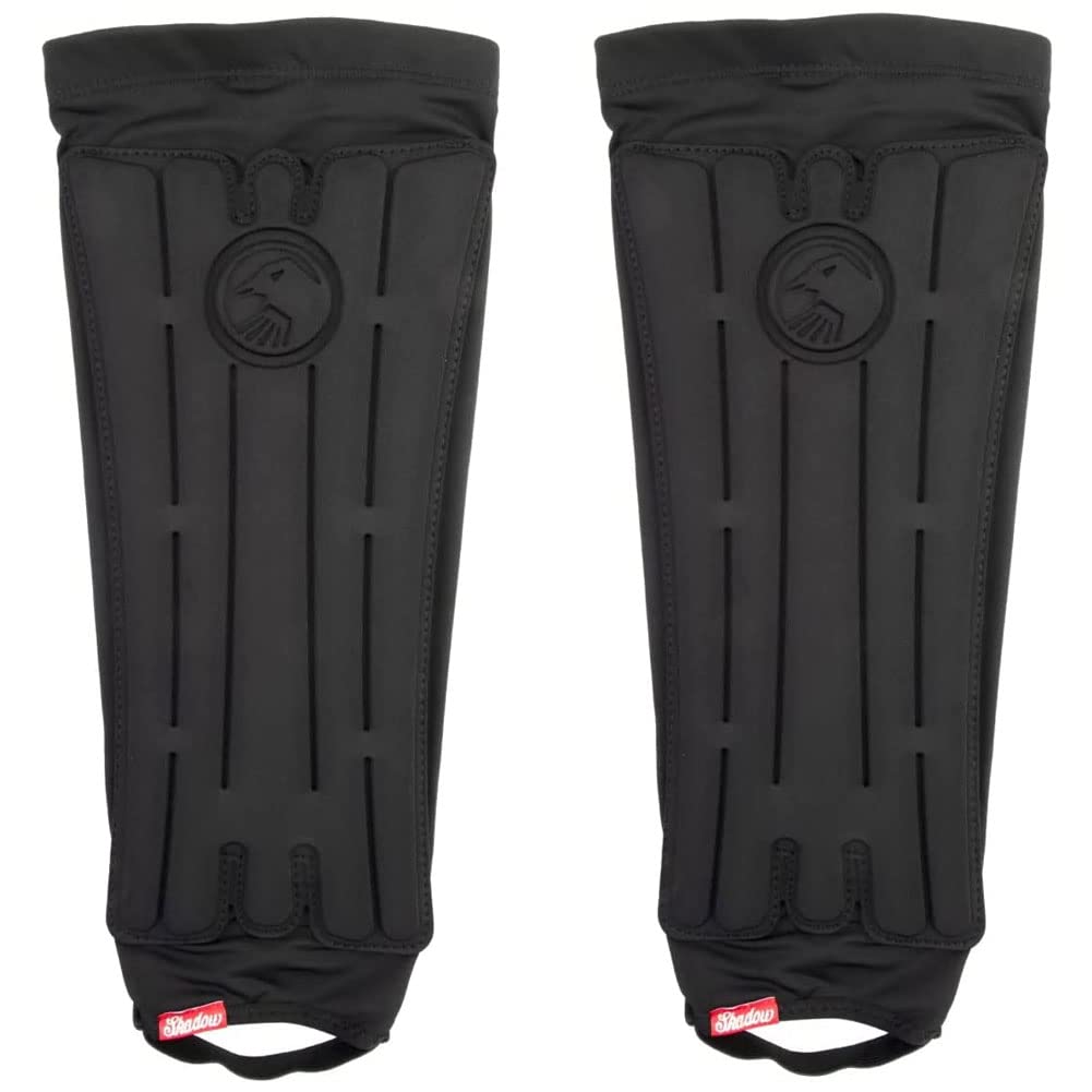 THE SHADOW CONSPIRACY Invisa-Lite Durable Breathable Lightweight Flexible Soft Shin Guards with Interior Anti-Slip Silicone Band