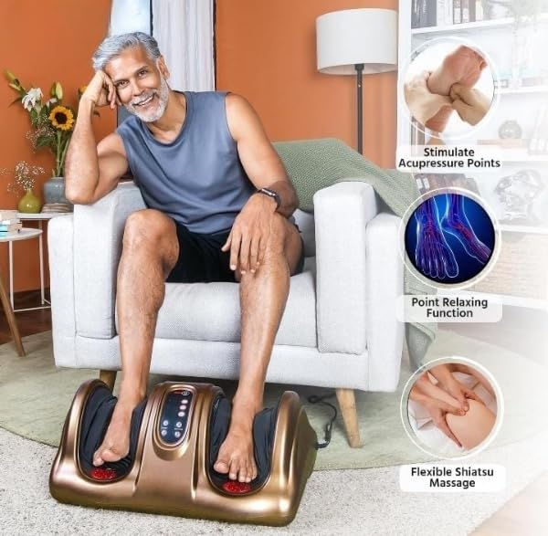 WTP Foot Massagar machine is also used as a leg calf - for relief from pain and pain ceremony WTP Foot Massagar machine is also used as a leg calf - for relief from pain and pain ceremony