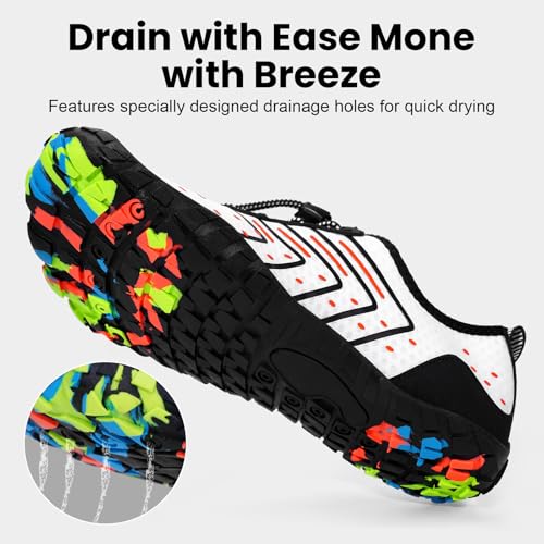Image of Hike Barefoot Shoes Women Men Footwear, Wide Toe Box Water Shoes, Quick-Dry Zero Drop Comfortable & Non-Slip Pro Barefoot Beach Swim Minimalist Grounding Shoe for Walking Hiking