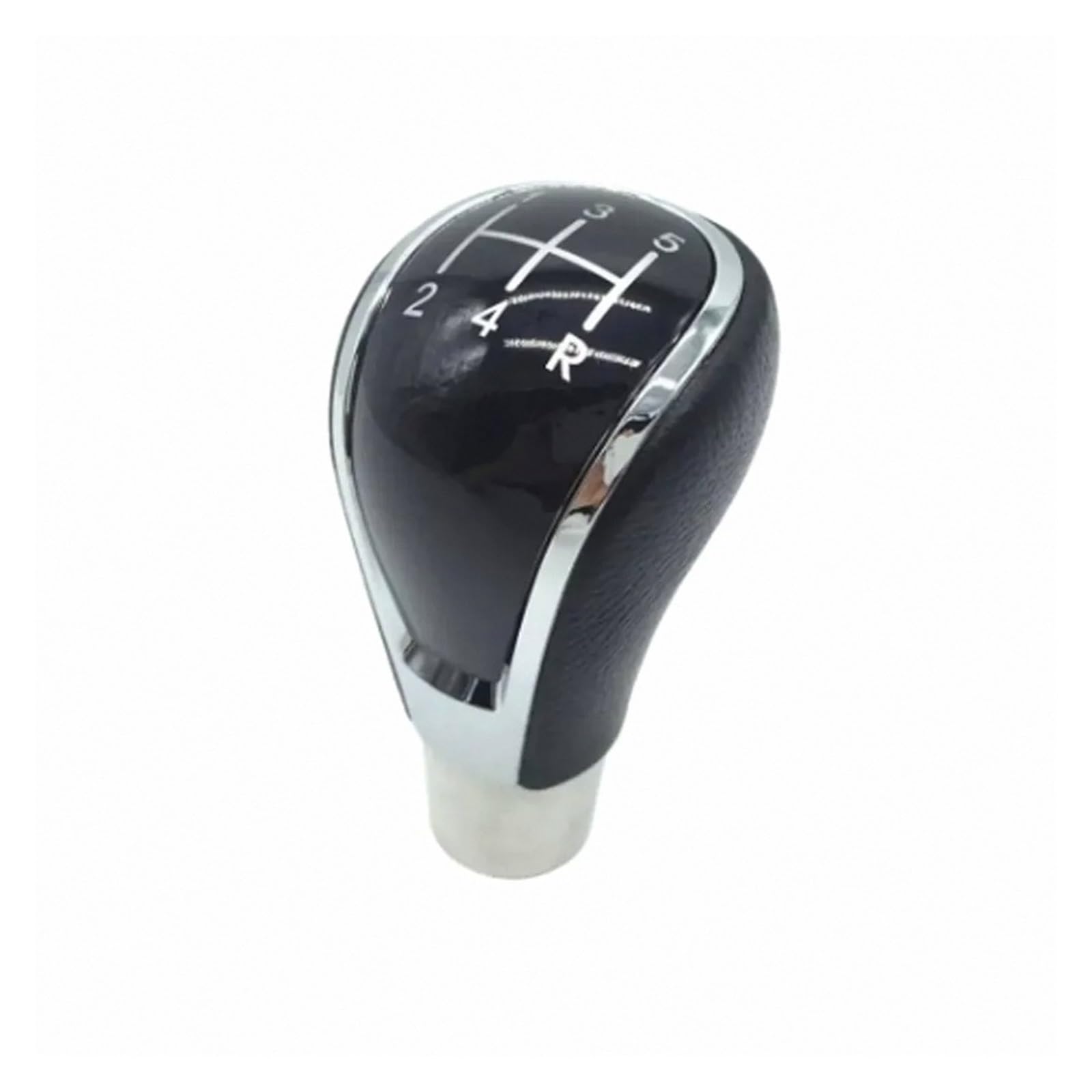 Htvtkrfgrl Black Knob Only Shift Knob Manual 5-Speed For Hyundai For Elantra For Ix35 For Mitsubishi For Asx Chrome Abs Stylish Gear 1 Gear Shift