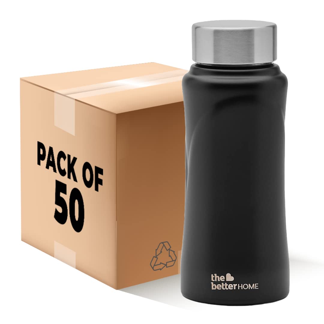 The Better Home Stainless Steel Water Bottle 500ml (Pack of 50) | Water Bottle for Kids and Adults | Rust Proof, Light Weight & Durable 500ml Water Bottle (B0BQM1H841) Amazon Price History, Amazon Price Tracker