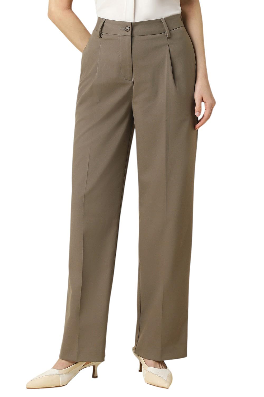 allen solly Womens Formal Straight fit Trouser-picture-44
