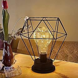 Lamparas De Mesa Retro Punvot Lámpara de mesa a pilas, lámpara de mesa de metal, lámpara de mesa vintage, lámpara de mesa, lámpara de mesa retro, lámpara inalámbrica vintage, iluminación decorativa, dormitorio
