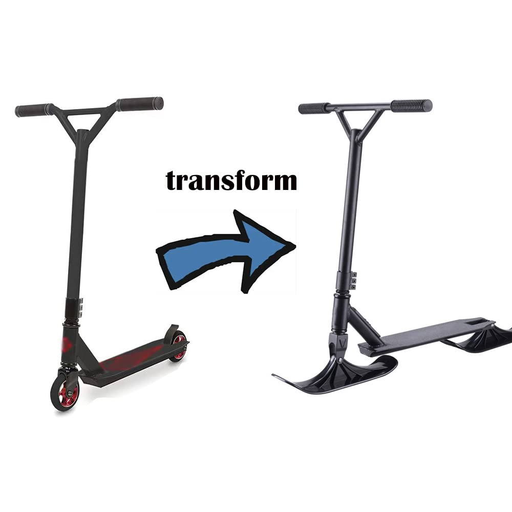 Kit De Conversion Ski Pour Trottinette Des Neiges – 2 Pièces, Remplace Les Roues Par Des Skis, Pour Neige, Sable Ou Gravier