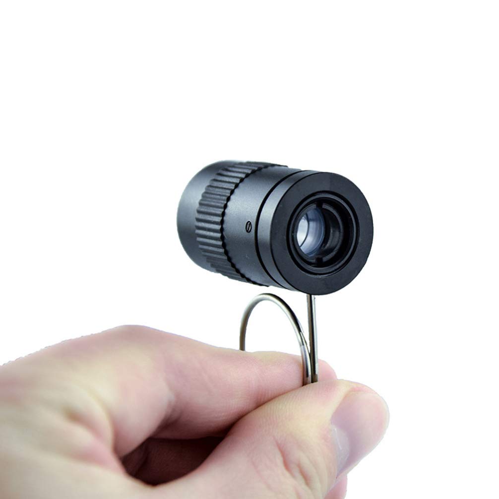 CUSROS Mini Telescopio Monoculare Tascabile Da 2,5 X 17,5 Mm, Per Adulti, Bambini, Principianti, Telescopi Per Astronomia, Obiettivo HD Con Anello Per Nocche, Cachi, Taglia Unica - Foto 7