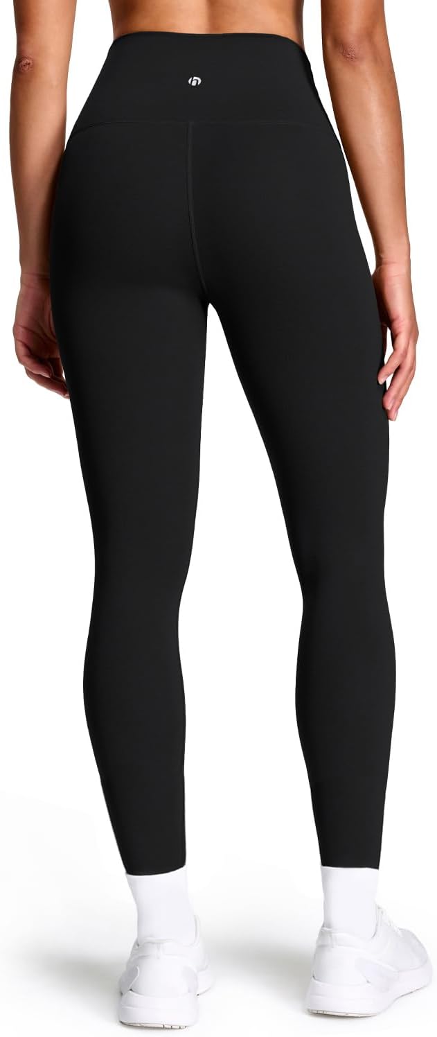HeyNuts Pure&Plain x Workout Pro Leggings 25'', Compression High Waisted 7/8 Workout Pants