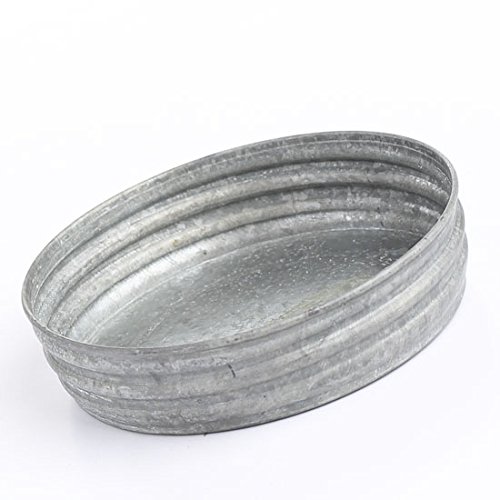 Factory Direct Craft Pack of 6 Galvanized Small Mouth Mason Jar Lids - Metal Lids fit Canning Jars (Size: 2-5/8