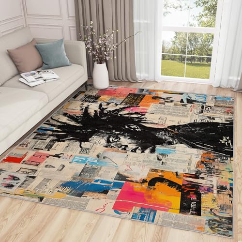 Alfombra urbana de arte para dormitorio 2x3