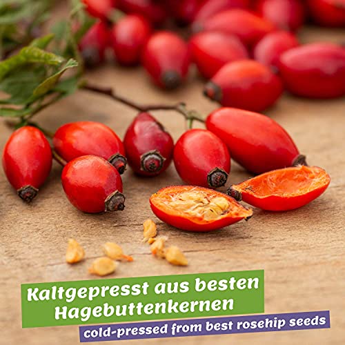 Rozenbottelolie Puur 120ml - 100% biologisch, koudgeperst, veganistisch - Rosehip Oil Antiaging en antirimpel serum voor… - Image 5
