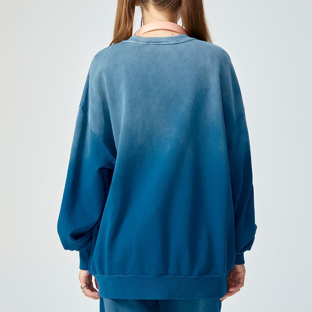 Mens Oversized Acid Wash Hoodie Sweatshirt Heavyweight Vintage Cotton Pullover Streetwear for Unisex