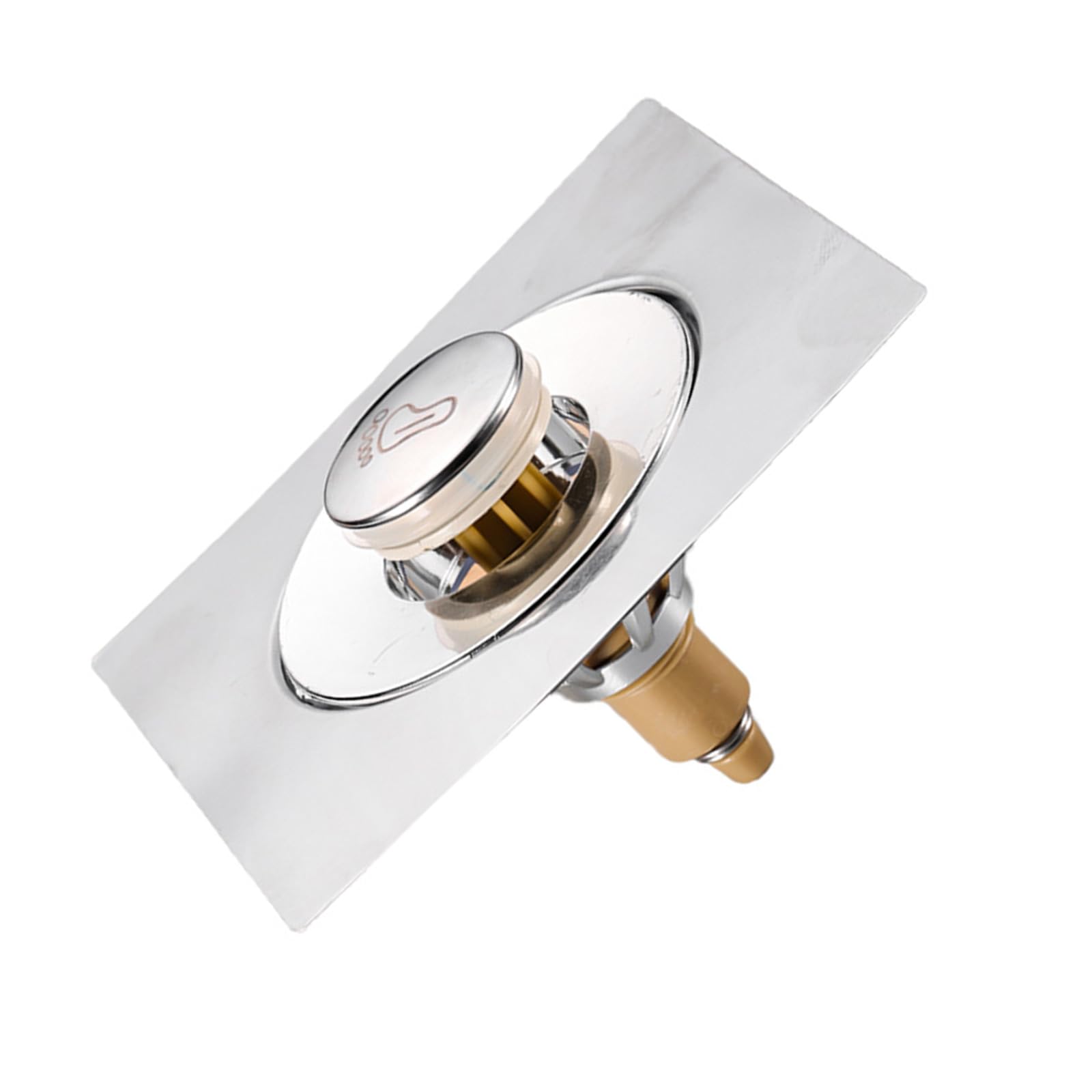 Foot Floor Drain Strainer Bounce Type Square Shower Backflow Hair Hair