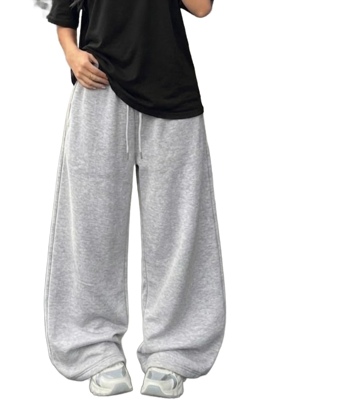dockstreet Track Pant for Women || Baggy Fit || Track Pants || Full Elastic Jogger Track Pant ||-picture-15