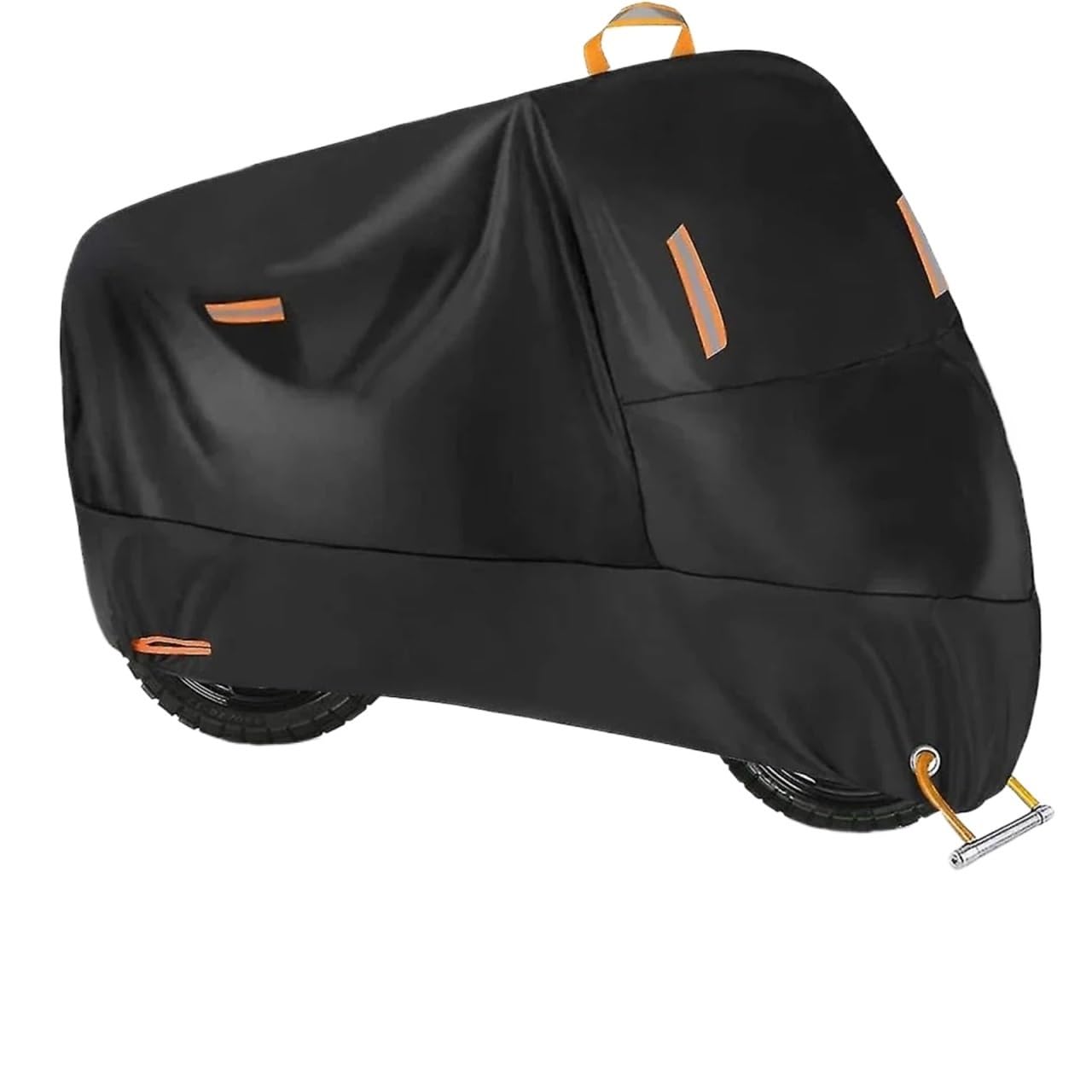 Coprimoto in poliestere | Nero Più Misure Outdoor: Copertura for Moto e Scooter(4XL)