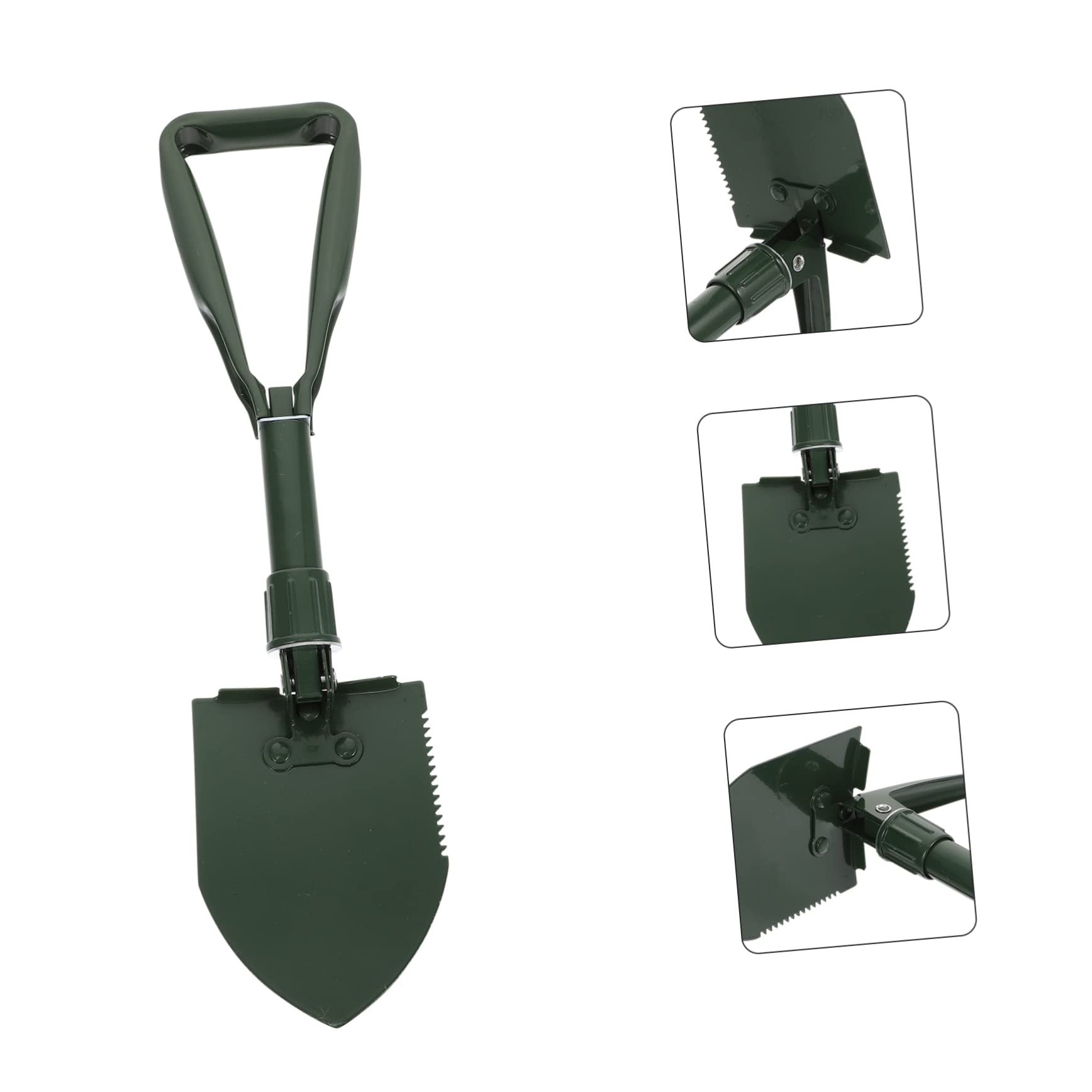 DECOMELODY 1Set Ice Shovel for Snow Removal Durable Stainless Steel Garden Tool with Portable Design for Winter Weather Prep for Mud and Dirt Clearing Camping Outdoor