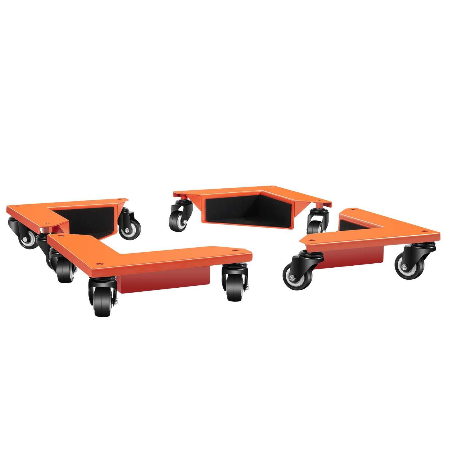 Set di trasportatori per mobili con ruote universali, 639 kg, triangolare, pratico aiuto per il trasporto di oggetti ad angolo retto come armadi, tavoli e frigoriferi