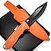 Messe mit günstig Kaufen-Wolfgangs WHUNTER Aufbrechmesser Jagdmesser feststehende Klinge mit starkem 420er Stahl (Durchgängiger Erl) - Auch als Angelmesser - Survival Outdoor Messer zum Wild aufbrechen mit robuster Scheide